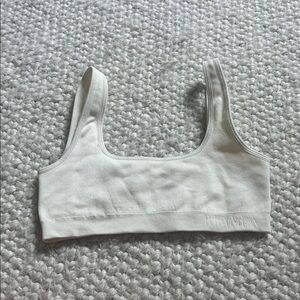 Women’s sports bra size xs cream color